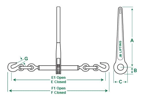 LOAD BINDER RATCHET TYPE