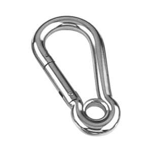SS SNAP HOOK WITH EYELET