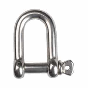STAINLESS STEEL DEE TYPE SHACKLE SCREW PIN