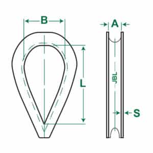 STAINLESS STEEL THIMBLE