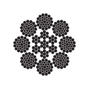 6X36 BULL STEEL CORE STEEL WIRE ROPE