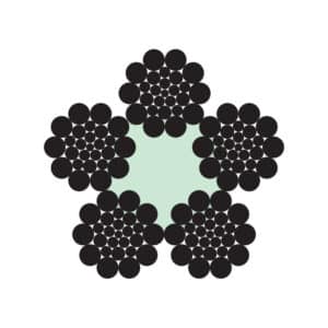 5X26 WS (10-5+5-5-1)+FC STEEL WIRE ROPES