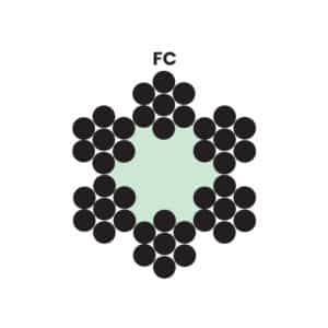 6x7(6-1) - FC STEEL WIRE ROPE