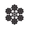 6x17S(1-8-8) - IWRC STEEL WIRE ROPE