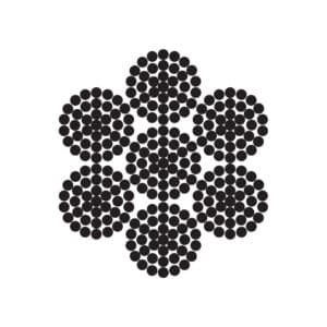 7X37 (18/12/6-1) STEEL WIRE ROPE