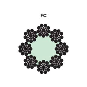 8X19S (9-9-1)+FC STEEL WIRE ROPE