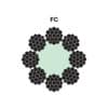 8x19W (6+6-6-1)+FC STEEL WIRE ROPE