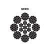 8x19W(6+6-6-1)+IWRC STEEL WIRE ROPE