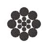 K-8X31WS (1-6-6+6-12)+WRC STEEL WIRE ROPE