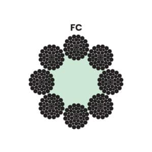 8X49WS (16-8+8-8-8-1)+FC STEEL WIRE ROPE