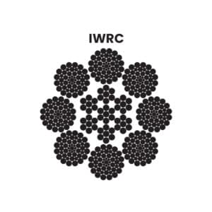 8X49WS (16-8+8-8-8-1)+IWRC STEEL WIRE ROPE