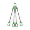 FOUR LEG CHAIN SLING END FITTING WITH MASTERLINK