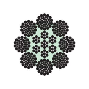 8X36WS (14-7+7-7-1)+IWRC STEEL WIRE ROPE