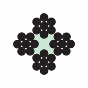 4X7 (1-6)+FC STEEL WIRE ROPE