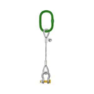 ONE LEG STEEL WIRE ROPE SLING WITH BOW-SHAPED SHACKLE BOLT TYPE