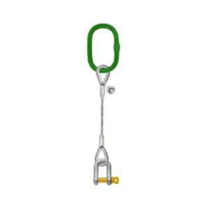 ONE LEG STEEL WIRE ROPE SLING WITH D-SHAPED SHACKLE SCREW PIN