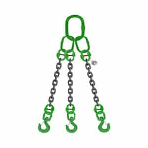 THREE LEG CHAIN SLING WITH SWIVEL SLING HOOK