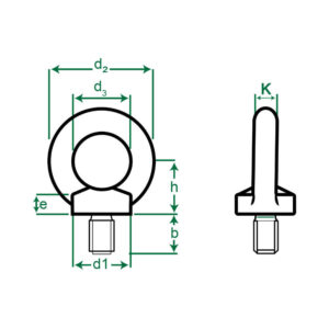 Galvanized Lifting Eye Bolt