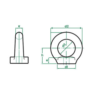 Galvanized Lifting Eye Bolt